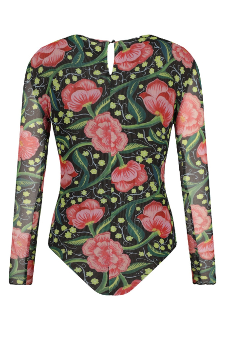 Body Dama, Desigual, Multicolor, Print Floral, Slim Fit [6]