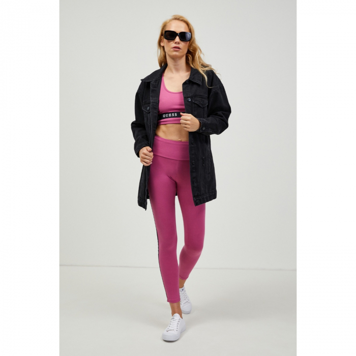 Bustiera sport dama, Guess, Top, Banda Logo, Roz, S [4]