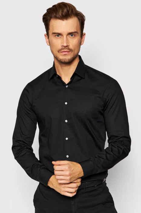 Camasa Barbati, Calvin Klein, Bumbac Organic, Slim Fit [2]