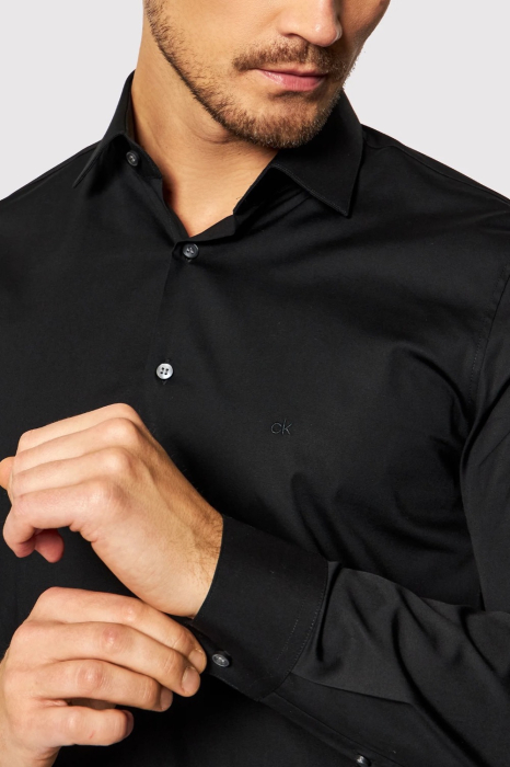 Camasa Barbati, Calvin Klein, Bumbac Organic, Slim Fit [4]