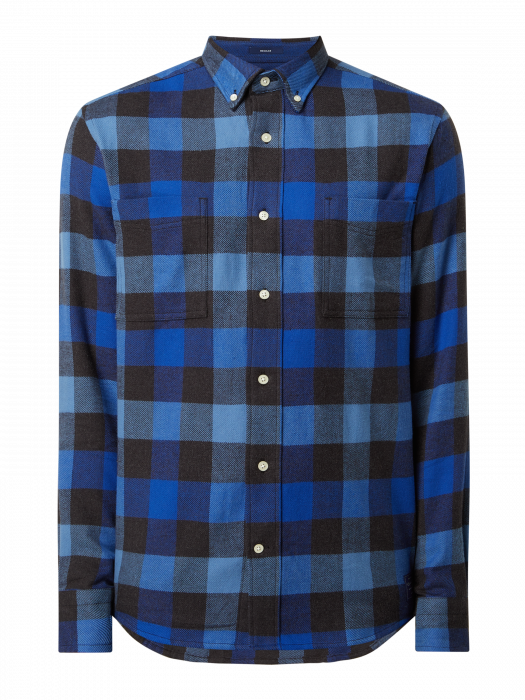 Camasa Barbati, Gant, Albastru, Bumbac, [1]