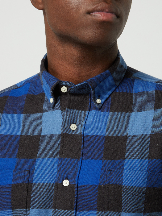 Camasa Barbati, Gant, Albastru, Bumbac, [5]