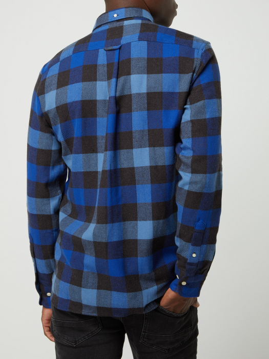 Camasa Barbati, Gant, Albastru, Bumbac, [3]