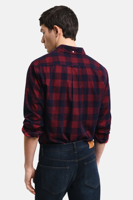 Camasa Barbati, Gant, Rosu de Burgundia, Bumbac [3]