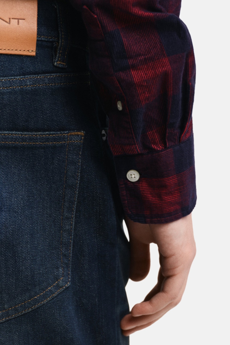 Camasa Barbati, Gant, Rosu de Burgundia, Bumbac [7]