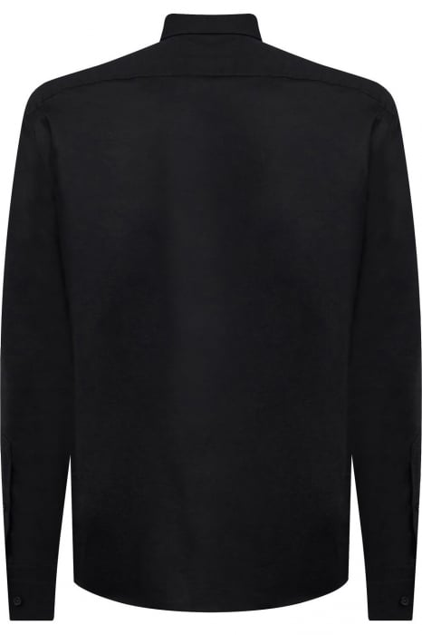 Camasa Barbati, Tommy Hilfiger, Bumbac, Slim Fit, Negru [2]