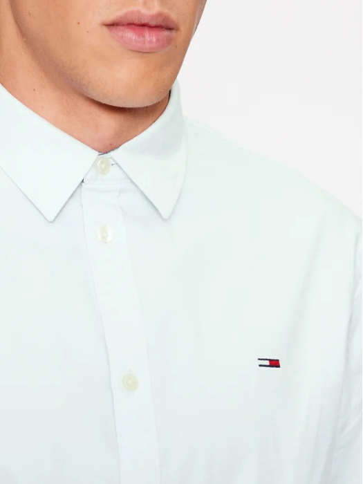 Camasa Barbati, Tommy Jeans, Verde Deschis, Logo Brodat, Clasic Oxford [5]