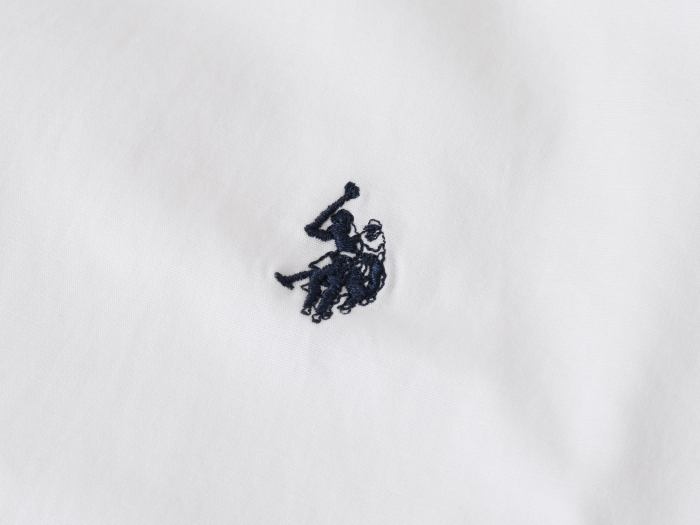 Camasa Barbati, U.S. Polo Assn., Bumbac, Alb, Slim Fit [4]