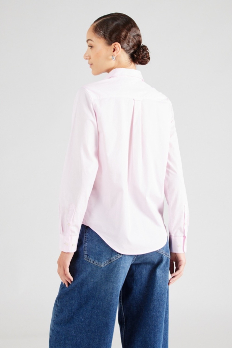 Camasa Dama, Gant, Roz pal, Bumbac, Logo Brodat [3]