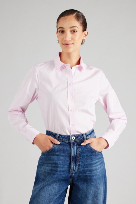 Camasa Dama, Gant, Roz pal, Bumbac, Logo Brodat [2]