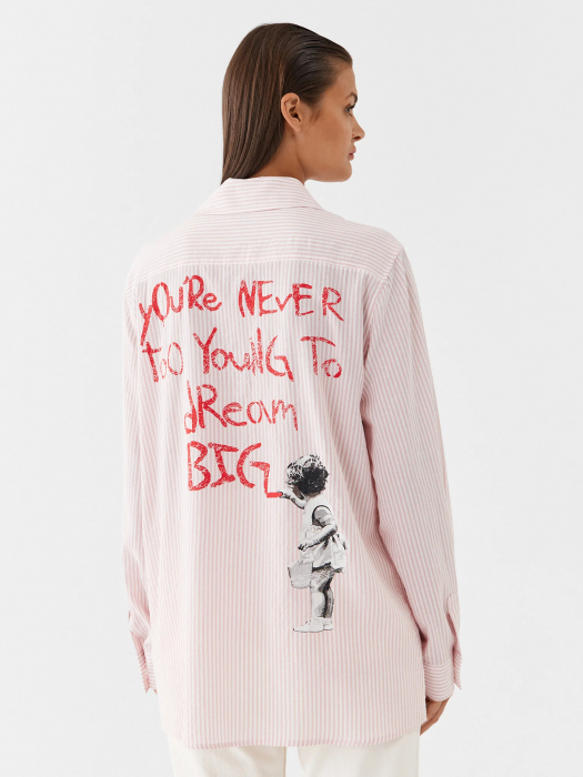 Camasa Dama, Guess, Multicolor, Amestec de bumbac cu model [5]