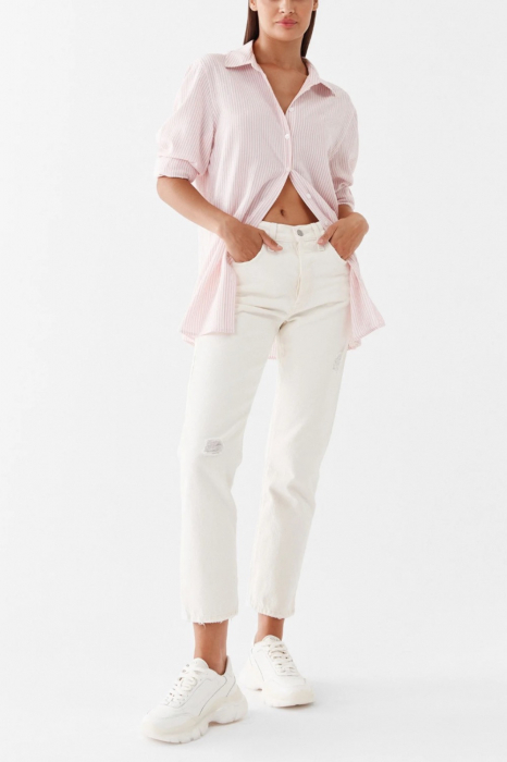 Camasa Dama, Guess, Multicolor, Amestec de bumbac cu model [4]