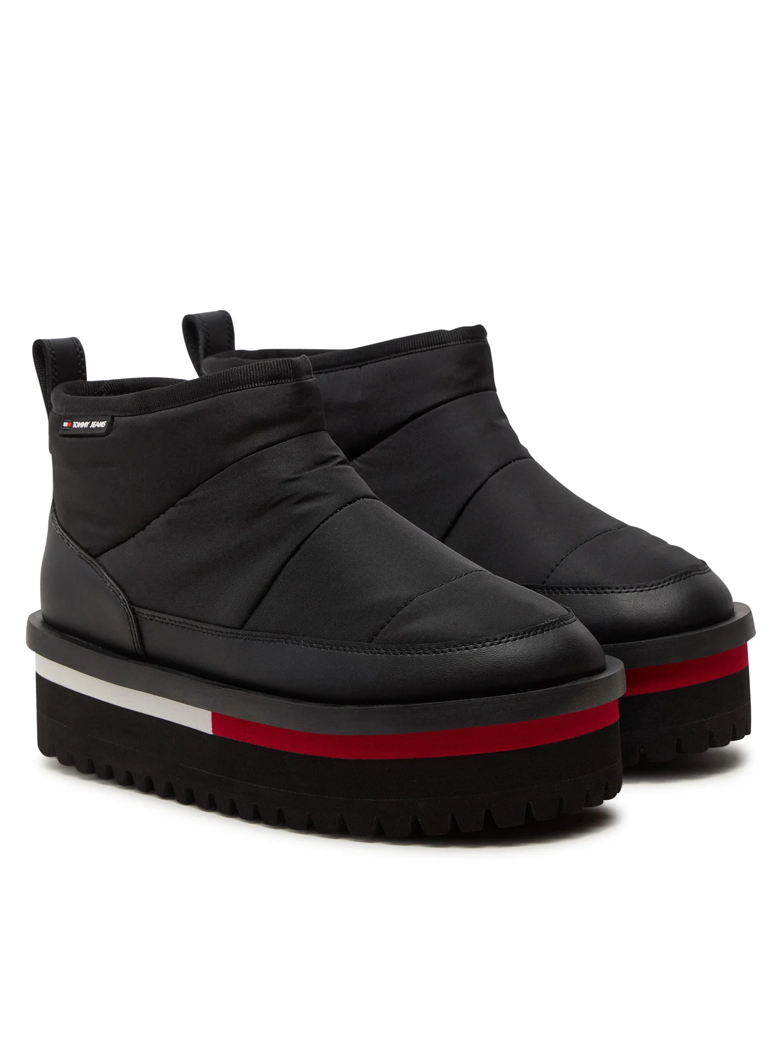 Cizme dama de zăpadă, Tommy Jeans, Negru, TJW Nylon Flatform Boot [2]