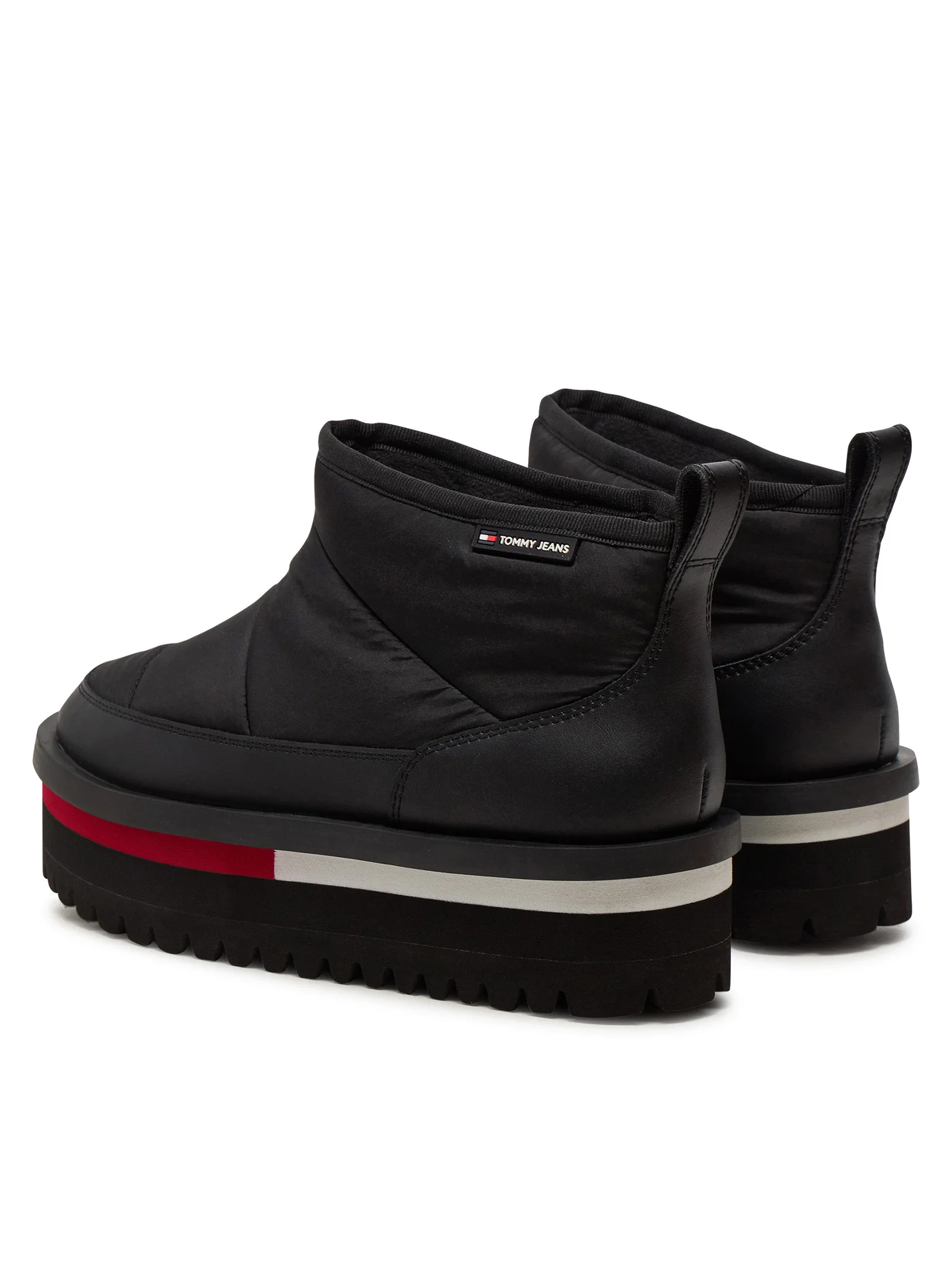 Cizme dama de zăpadă, Tommy Jeans, Negru, TJW Nylon Flatform Boot [3]