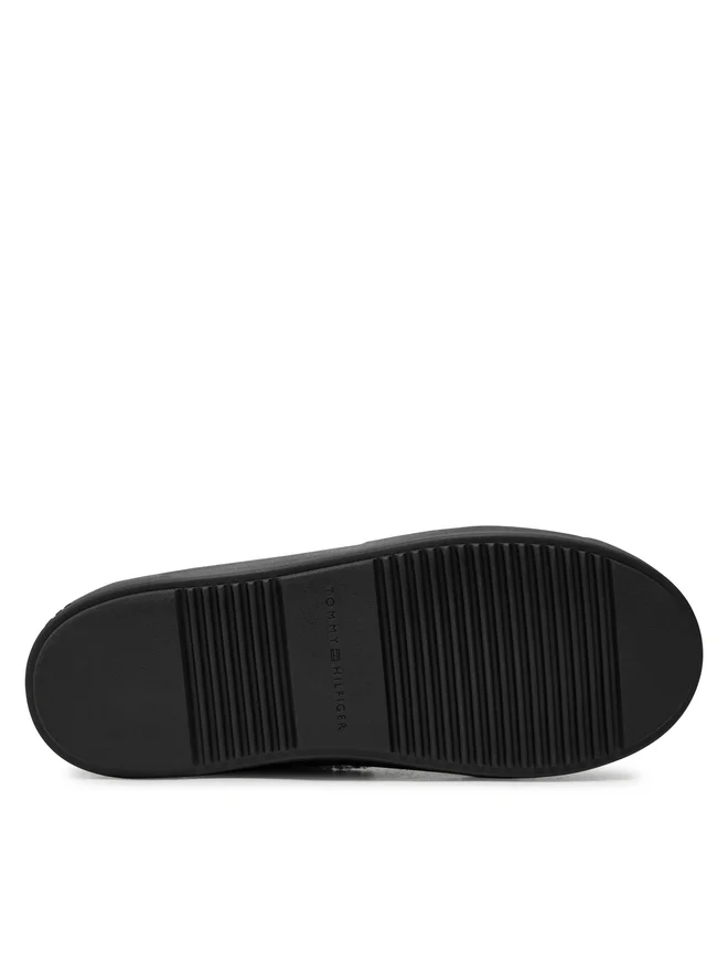 Cizme dama de zăpadă, Tommy Hilfiger, Lace-Up Faux Shearling Snowboot, Negru [5]