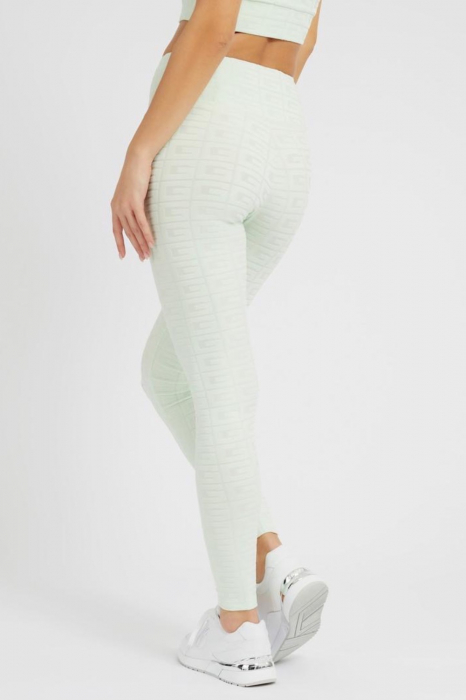 Colanti Dama, Guess, Verde, Poliester, Logo în relief [2]