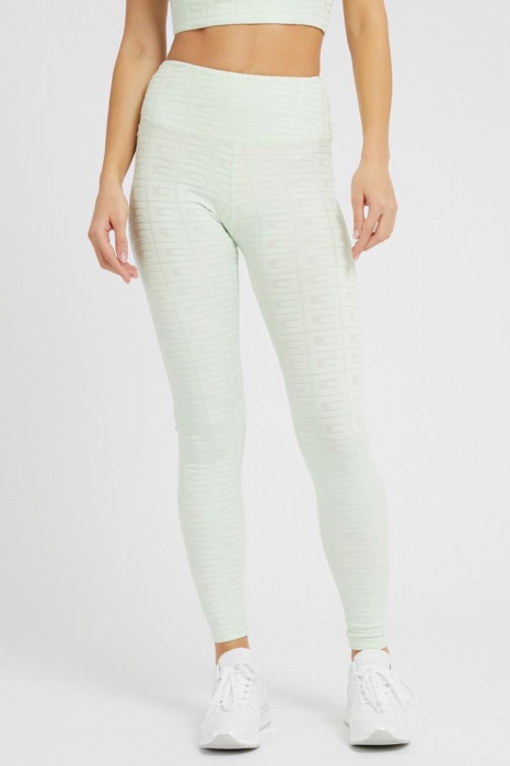 Colanti Dama, Guess, Verde, Poliester, Logo în relief [1]