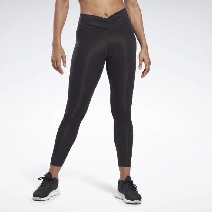 Colanti Dama, Reebok, Talie Înaltă, PP Basic, Negru [2]