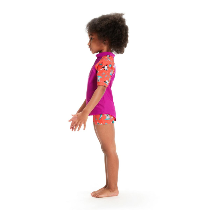 Costum de baie copii, Speedo, Multicolor, Set doua piese [4]