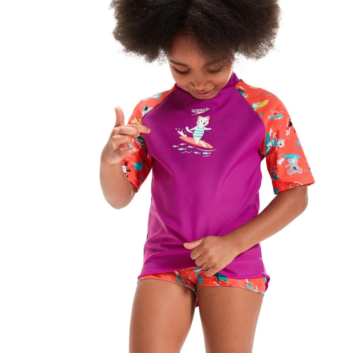 Costum de baie copii, Speedo, Multicolor, Set doua piese [6]