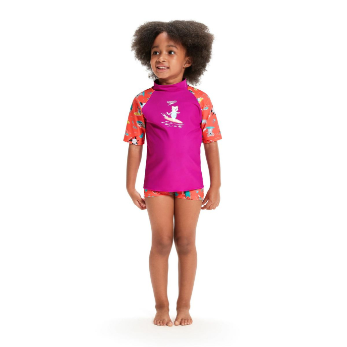 Costum de baie copii, Speedo, Multicolor, Set doua piese [2]