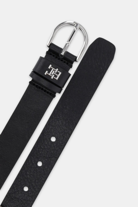 Curea Dama, Tommy Hilfiger, Negru, Piele Naturala, Logo Metalica [4]