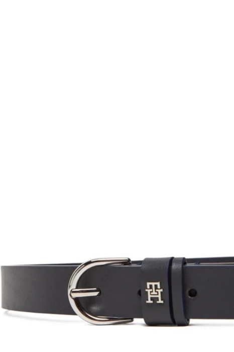 Curea Dama, Tommy Hilfiger, Negru, Piele Naturala, Logo Metalica [5]