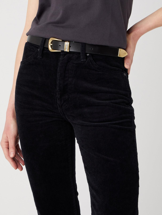 Curea Dama, Wrangler, Negru, Piele Naturală [4]