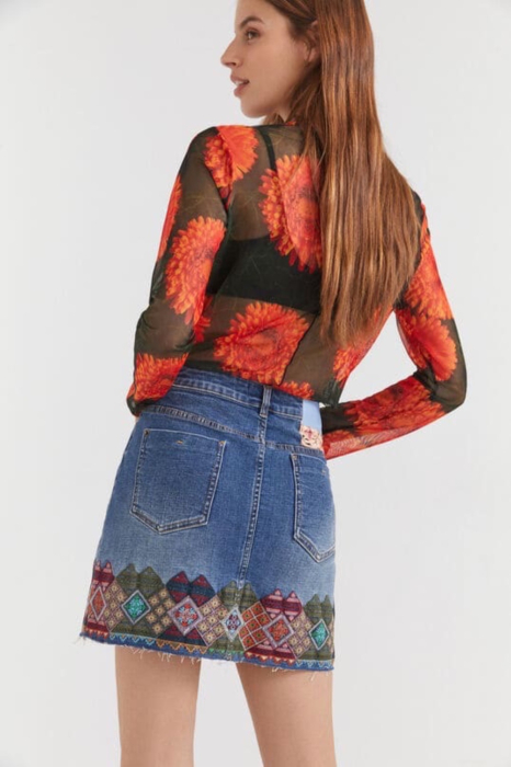 Fusta Dama, Desigual, Denim, Lausana [3]