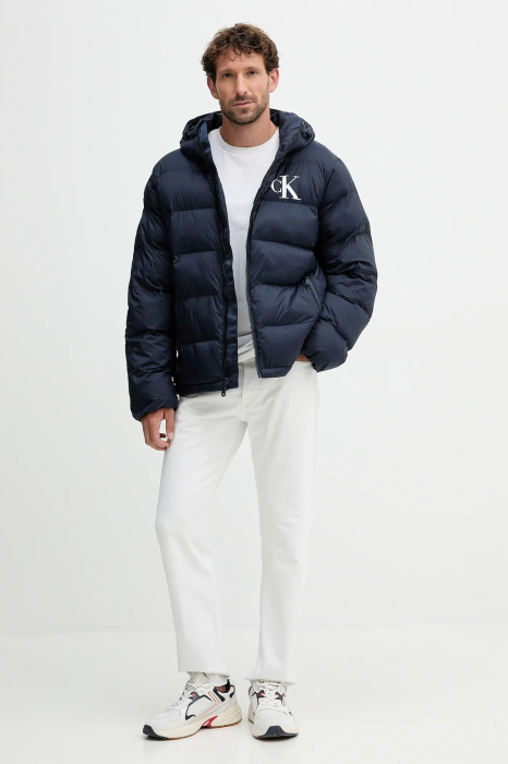 Geaca Bărbați, Calvin Klein, Impermeabilă, Hidrofuga, Rezistenta La Vânt, Logo Printat [4]