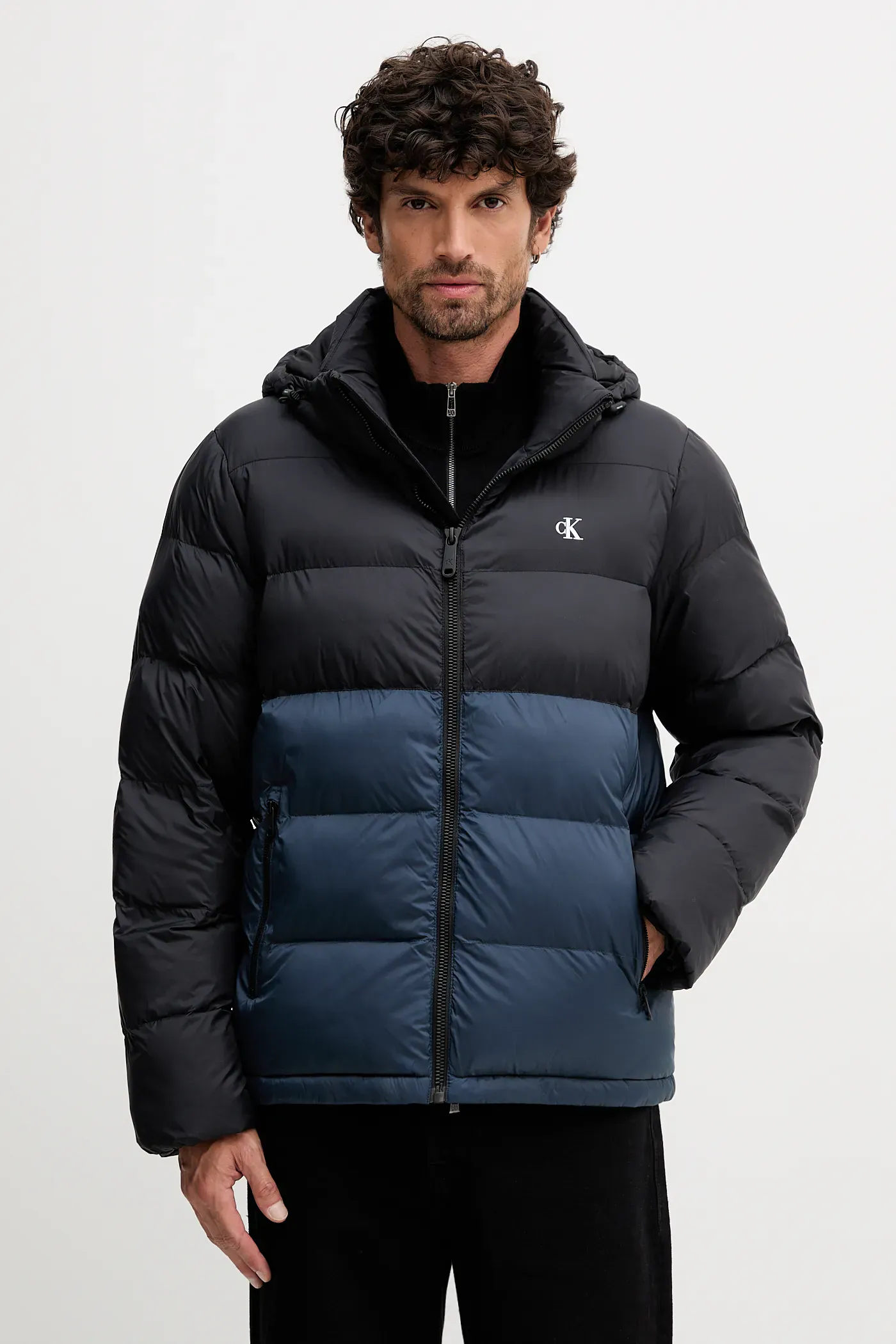 Geaca Barbati, Calvin Klein Jeans, Negru, Impermeabilă la vânt si apǎ [2]
