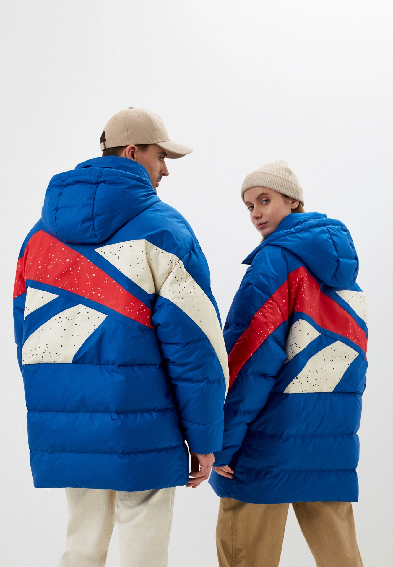 Geaca Bărbați, Reebok, Albastru, Sport, Umpluturǎ cu puf de ratǎ [10]