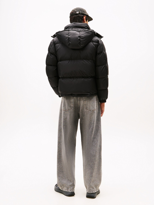 Geaca Bărbați, Tommy Jeans, Negru, Umplutura cu puf de rata, Logo Brodat [3]