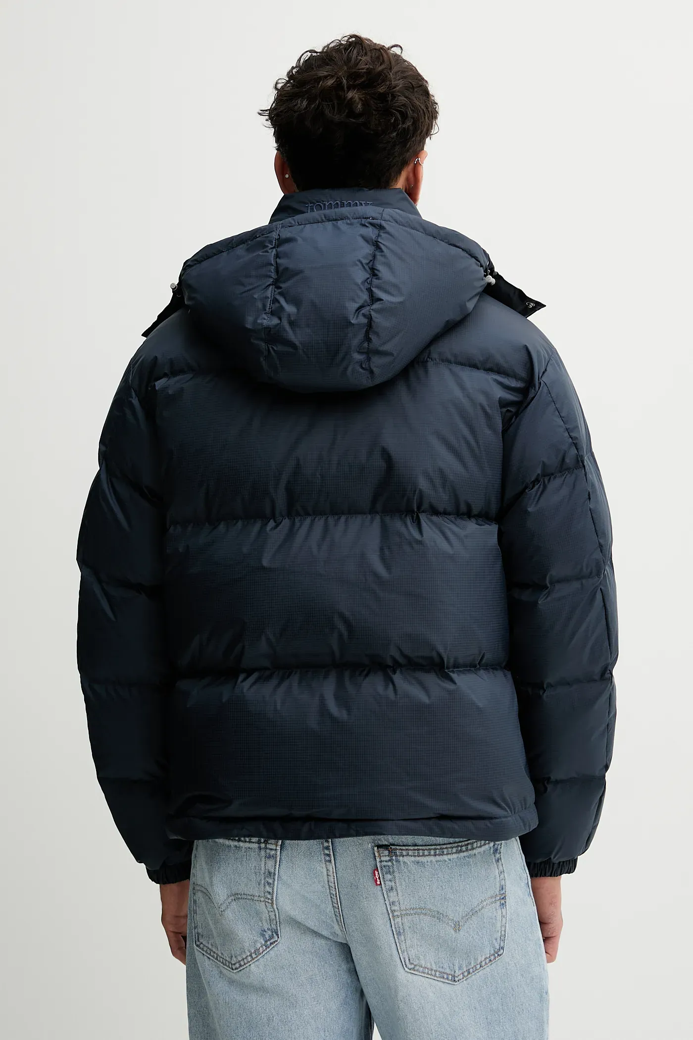 Geaca Bărbați, Tommy Jeans, Negru, Umplutura cu puf de rata, Logo Brodat [2]