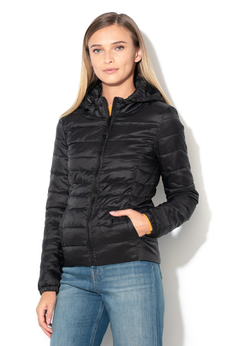 Geaca Dama, Only, Negru, Cu vatelina si gluga [3]