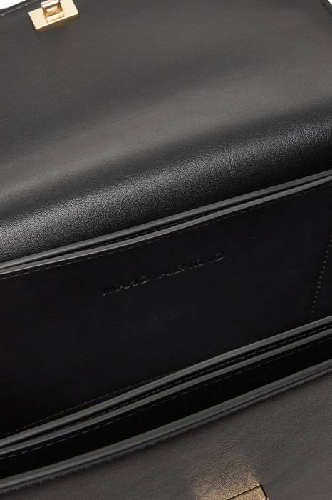 Geanta Dama, Valentino, Negru, Piele Ecologica, Logo Metalic [6]