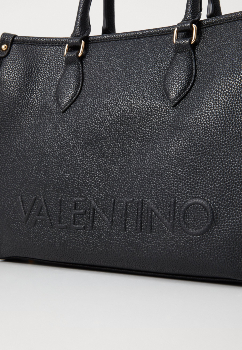 Geanta de umar dama, Valentino, Negru, Logo in relief, 34x14x25 cm [5]