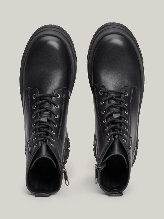 Ghete Dama, Tommy Jeans, Piele naturalǎ, Talpa Antiderapantǎ, Negru [6]