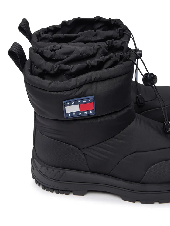 Cizme de zăpadă bărbați, Tommy Jeans, Negru, Impermeabile, 43 EU [4]