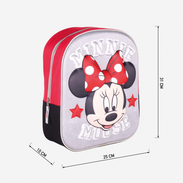 Ghiozdan 3D, Minnie Mouse, Multicolor, 31 x 25 x 10 cm [6]