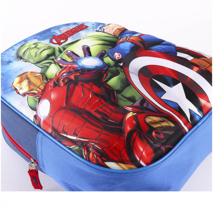 Ghiozdan Copii 3D, Avengers, Marvel, 1 Fermoar, 31 x 25 x 10 cm [3]