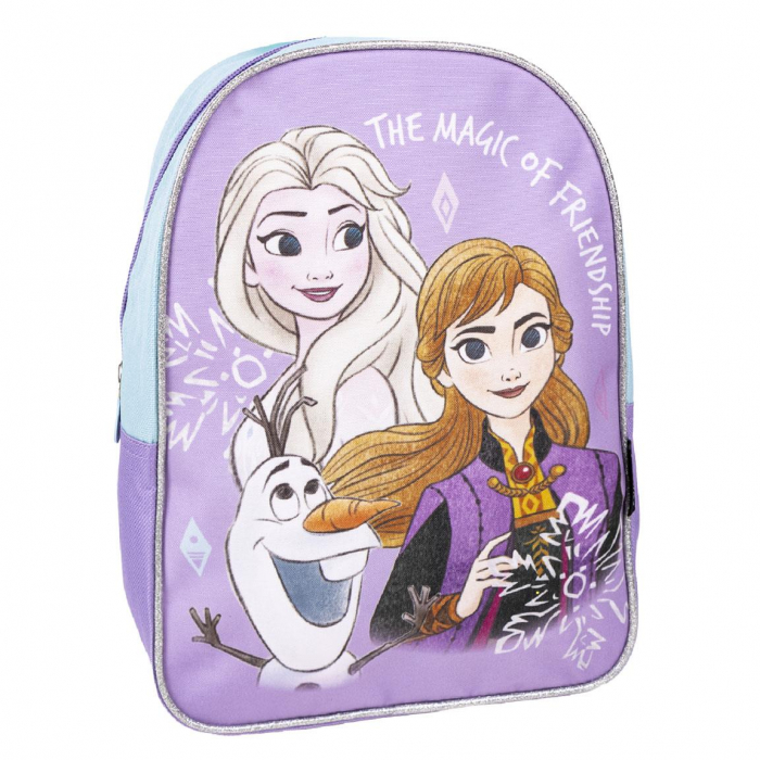 Ghiozdan Copii, Frozen, Elsa si Anna, Disney, Mov, 29 x 22 x 10 cm [1]