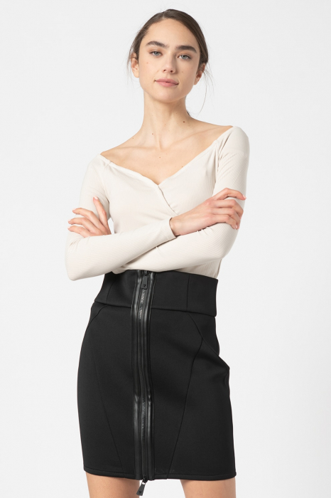 Guess, Bluza Dama, Perecuta cu decolteu pe umeri, Bej deschis [2]