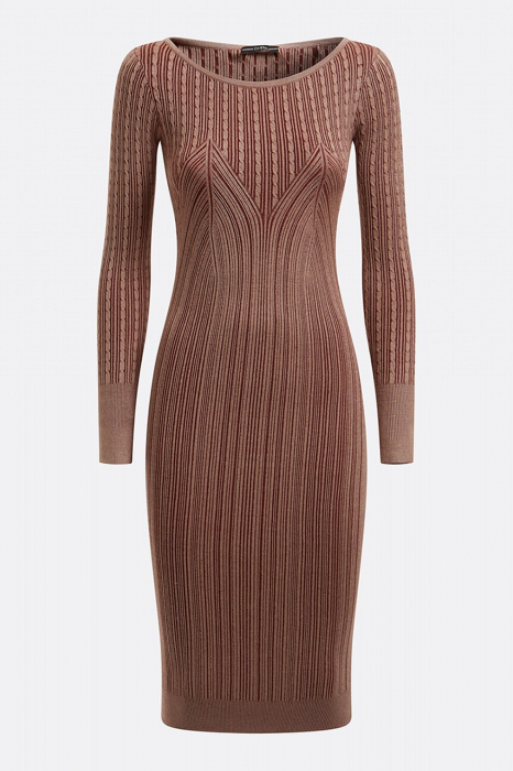 Guess, Rochie Dama, Cambrata cu imprimeu si decolteu rotund [4]