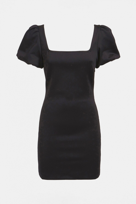 Guess, Rochie Dama, Mini cu decolteu patrat, Negru, M [4]