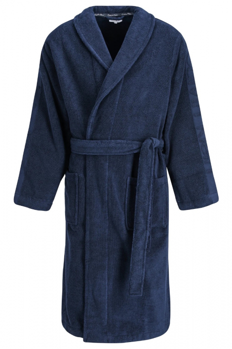 Halat Barbati, Calvin Klein, Albastru, Bumbac, Logo [1]