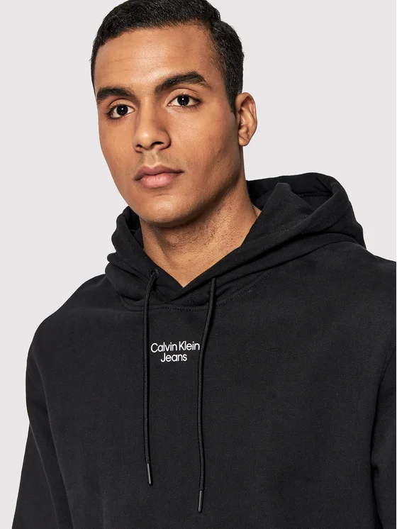 Hanorac barbati, Calvin Klein, 925490, Casual, Negru, M INTL [4]