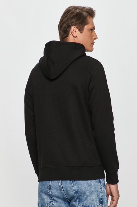 Hanorac Bărbați, Calvin Klein jeans, Negru, Cu Gluga, Logo Brodat [3]