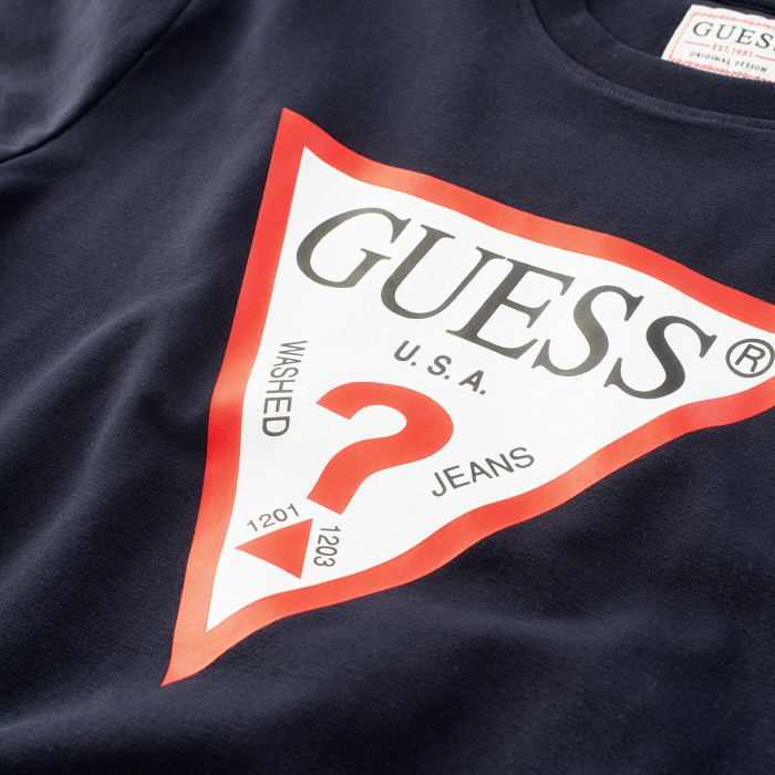 Hanorac barbati, Guess Jeans, Casual, Albastru, L INTL [3]