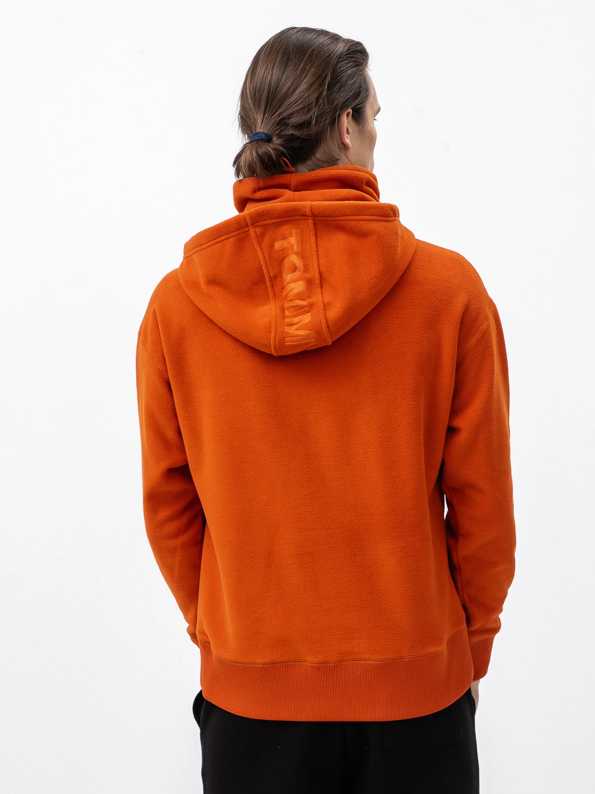 Hanorac cu gluga si guler Barbati, Tommy Jeans, Portocaliu Spice, M INTL [2]